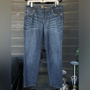KUT Jeans Women's 8 Blue Medium Wash Straight Leg Jeans